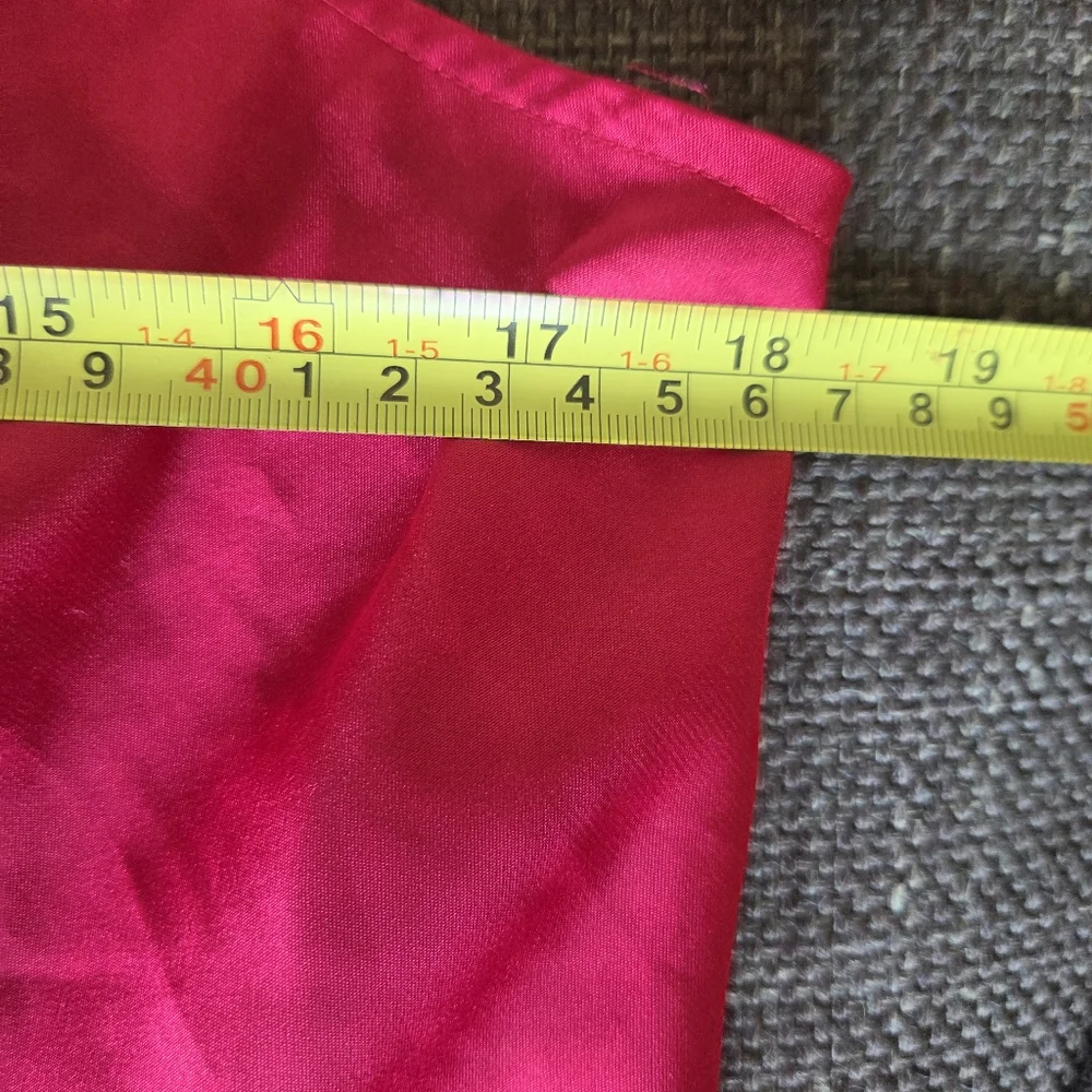 Vintage Inner Most Red And Black Chemise With Heart Lace Decolletage Medium - Picture 8 of 9